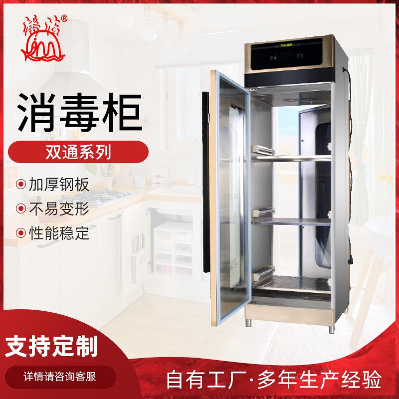 消毒柜 双通系列商用立式不锈钢双开门餐饮餐具热风循环家用碗柜图片