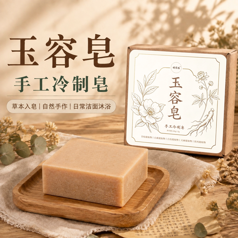 玉容皂植物萃取手工冷制皂