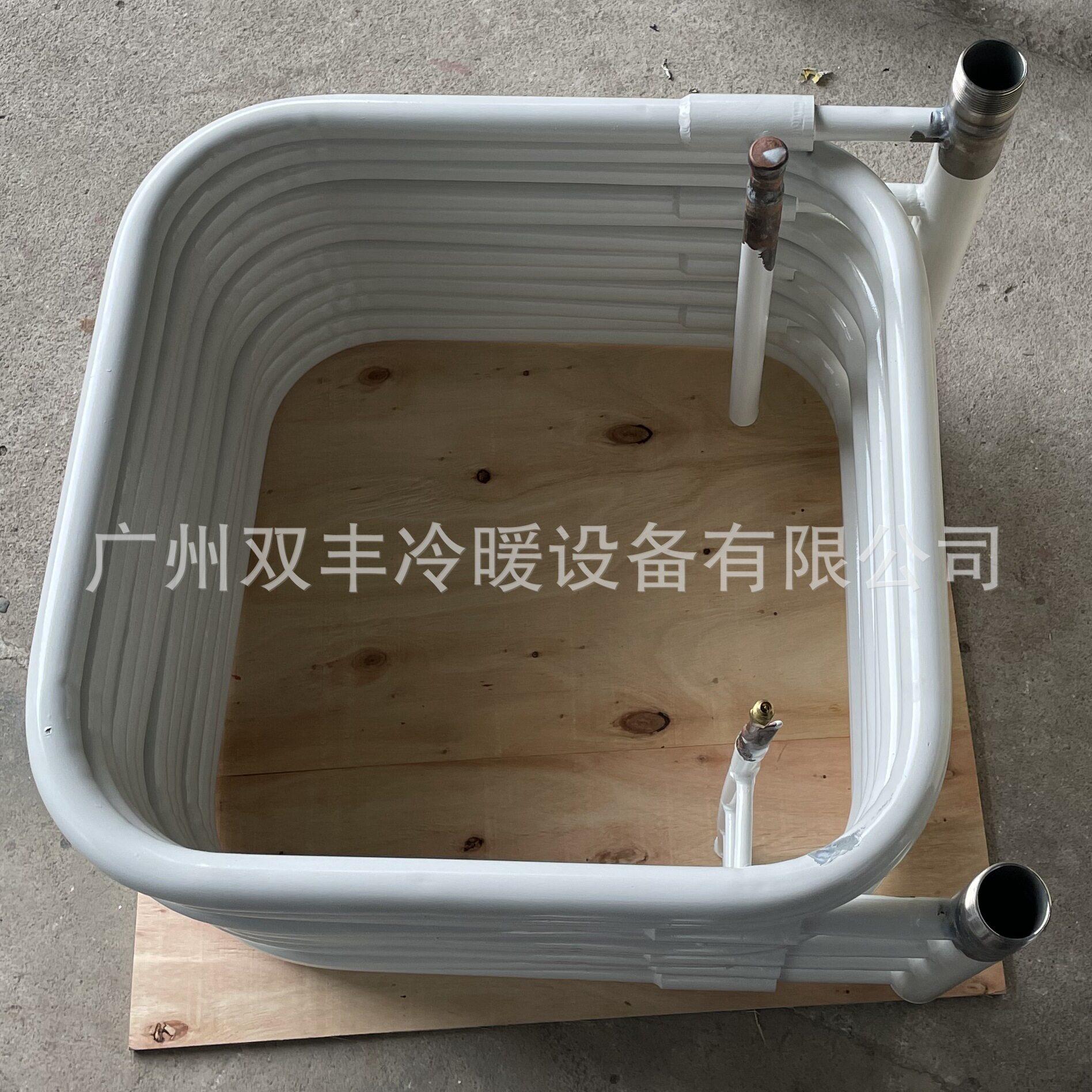出口同轴换热器 不锈钢换热器 耐腐蚀钛管船用空调冷凝器热交换器