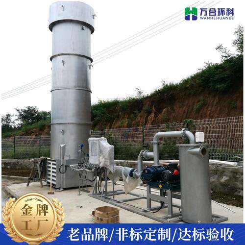 全自动垃圾填埋焚烧发电隔热500立方沼气火炬厂家内燃式沼气火炬