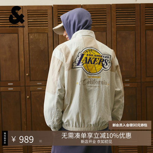 宽松版型；NBA湖人队球队联名；