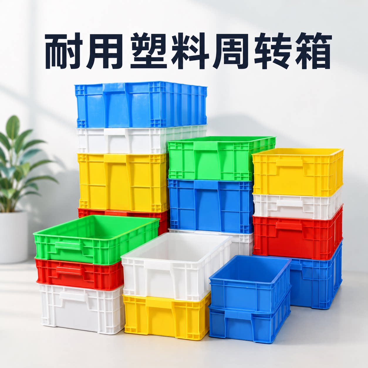 大号加厚塑料长方形物料收纳箱图片