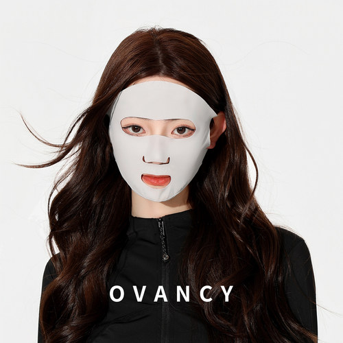 OVANCY脸基尼防晒面罩女夏季户外跑步骑行防紫外线露嘴鼻遮阳口罩