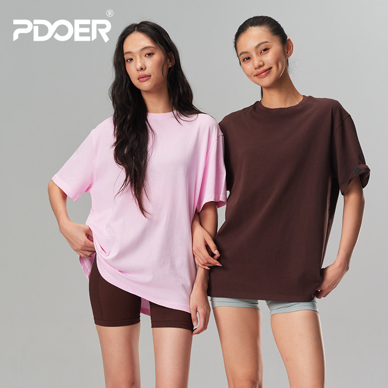 【PDOER】宽松显瘦运动T恤女夏季