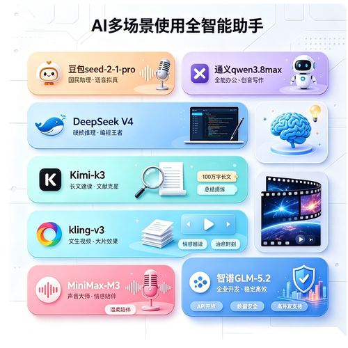 豆包大模型千问Qwen Deepseekv3.2 即梦Seedance MiniMax api key