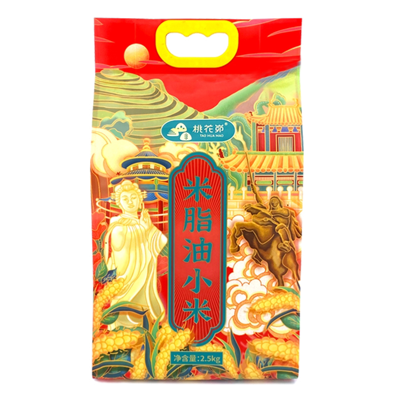 陕西桃花峁米脂油小米煲粥5斤
