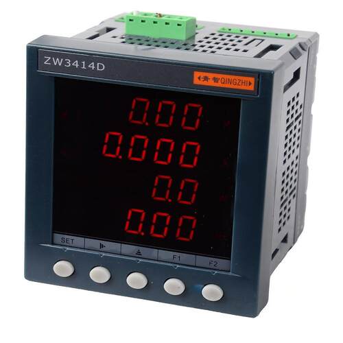 青岛青智ZW3414D单相综合电量表 多功能电表(45～65)Hz
