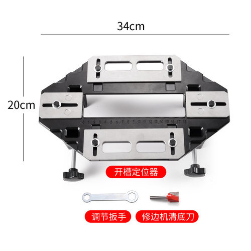 木门合页开孔器锁舌定位开槽器铰链门锁安装固定钻孔器开孔工具