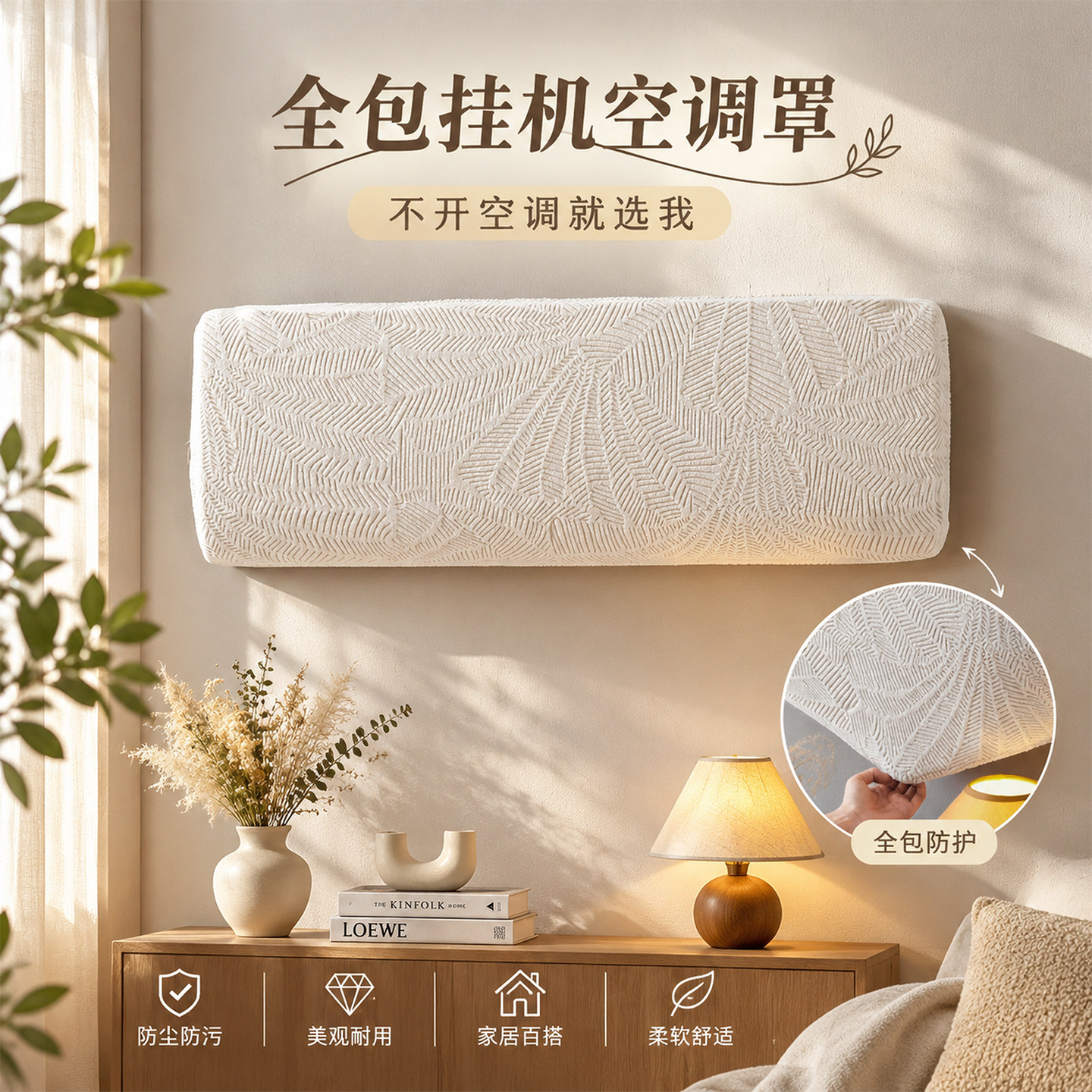 诗蝶弹力全包空调防尘品牌通用