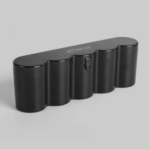 135黑色胶卷收纳盒35mm容器储物盒硬外壳塑料可容纳5卷带筒胶卷
