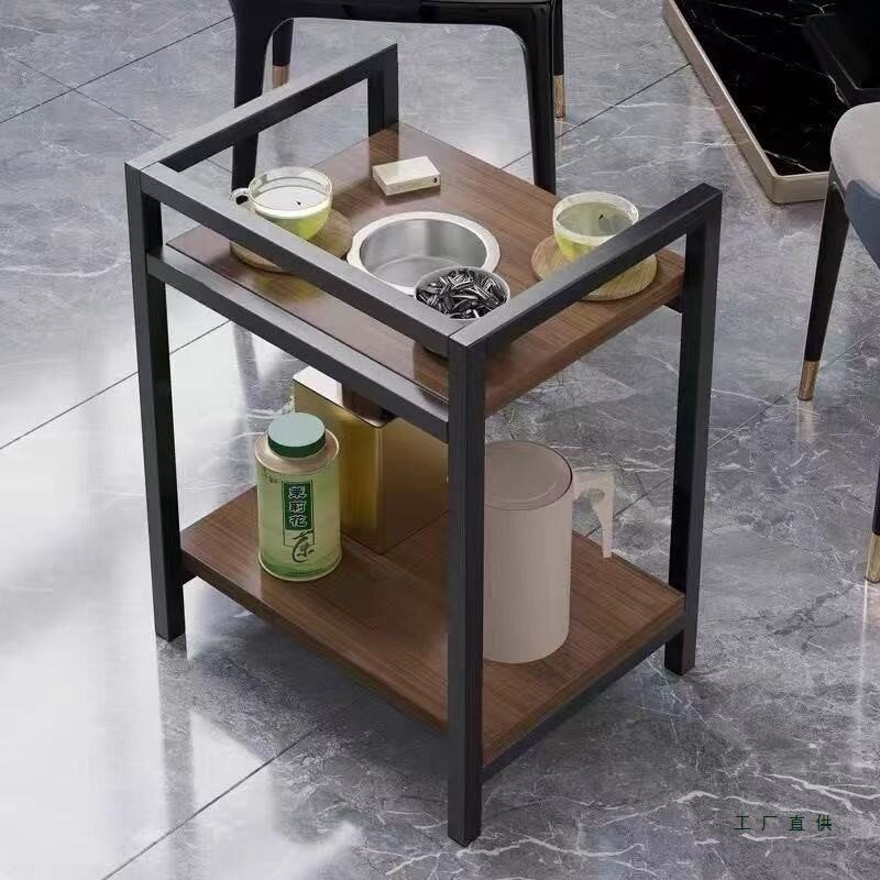 麻将茶几茶水架麻将桌小边几置物架棋牌室打牌可移动专用茶水桌图片
