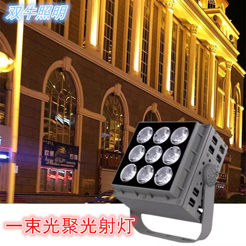 一束光聚光投光灯远射光束灯别墅庭院建筑户外洗墙灯外墙装饰灯