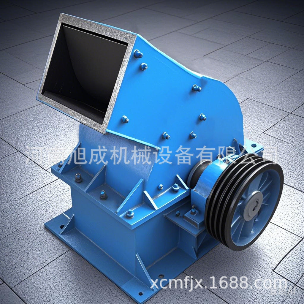 锤式破碎机建筑垃圾粉碎机移动式碎石机粉石机花岗岩鹅卵石制砂机
