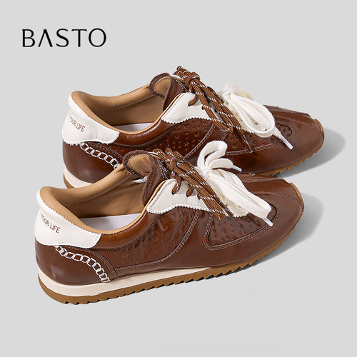 BASTO/百思图复古阿甘德训鞋