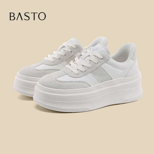 BASTO/百思图休闲运动小白鞋