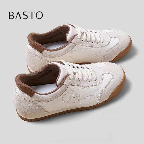 BASTO/百思图复古休闲阿甘鞋