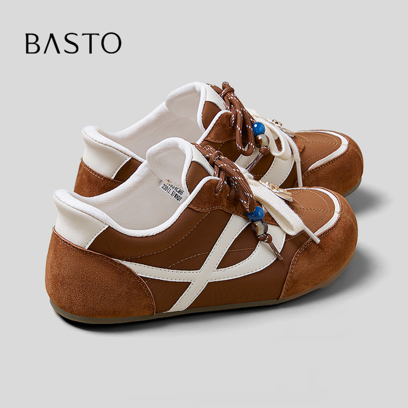 BASTO/百思图复古轻便休闲阿甘鞋图片