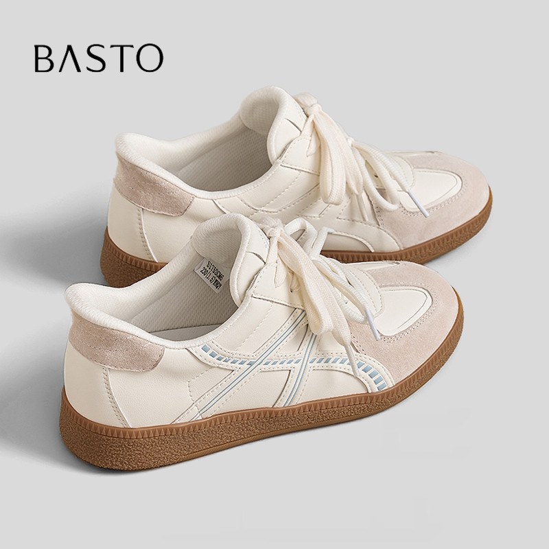 BASTO/百思图阿甘休闲运动小白鞋图片