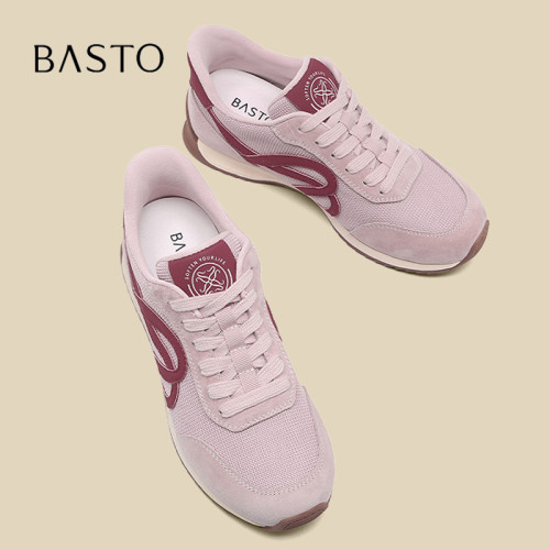 BASTO/百思图网面透气德训阿甘鞋
