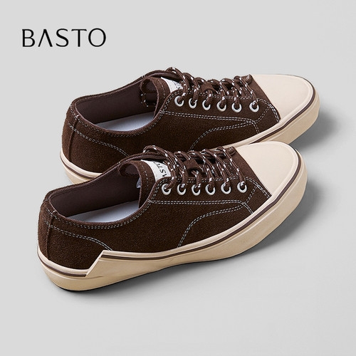 BASTO/百思图小众不规则休闲板鞋
