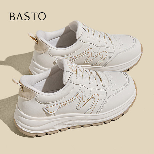 BASTO/百思图增高百搭运动跑步鞋
