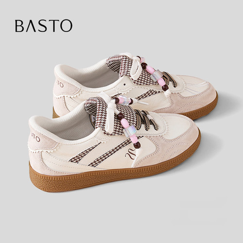 BASTO/百思图通勤低帮德训鞋