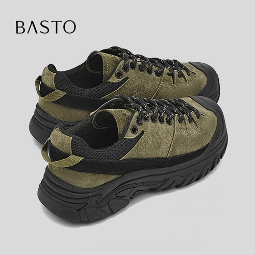 BASTO/百思图轻便防滑百搭登山鞋