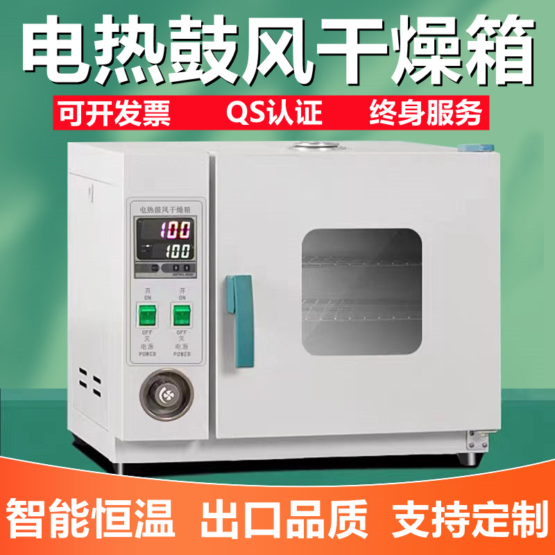 实验室电热鼓风干燥箱工业恒温烘箱小型高温烘干箱食品材烤箱图片