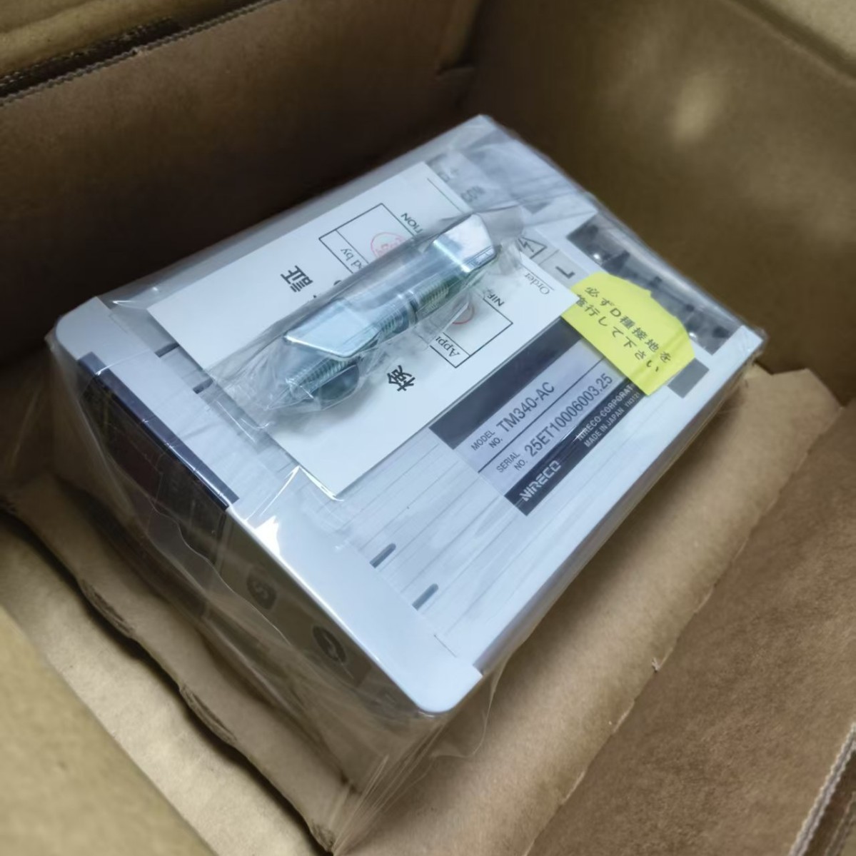 原装 NIRECO TM340-AC 张力控制器 尼利可张力显示表 AC100-240V图片