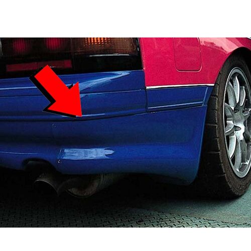 适用马自达Mazda RX7 FC3S改装件 碳纤维后杠包角 RE雨宫后唇护角