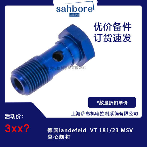 德国landefeld  VT 181/23 MSV空心螺钉