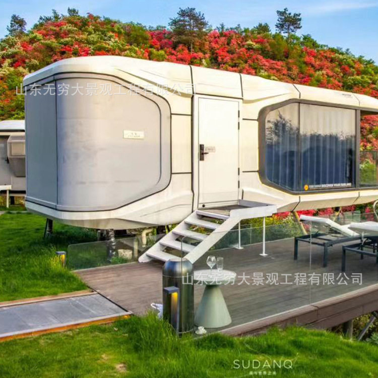 太空舱移动民宿户外创意咖啡厅商铺景区售货亭住人集装箱活动房图片