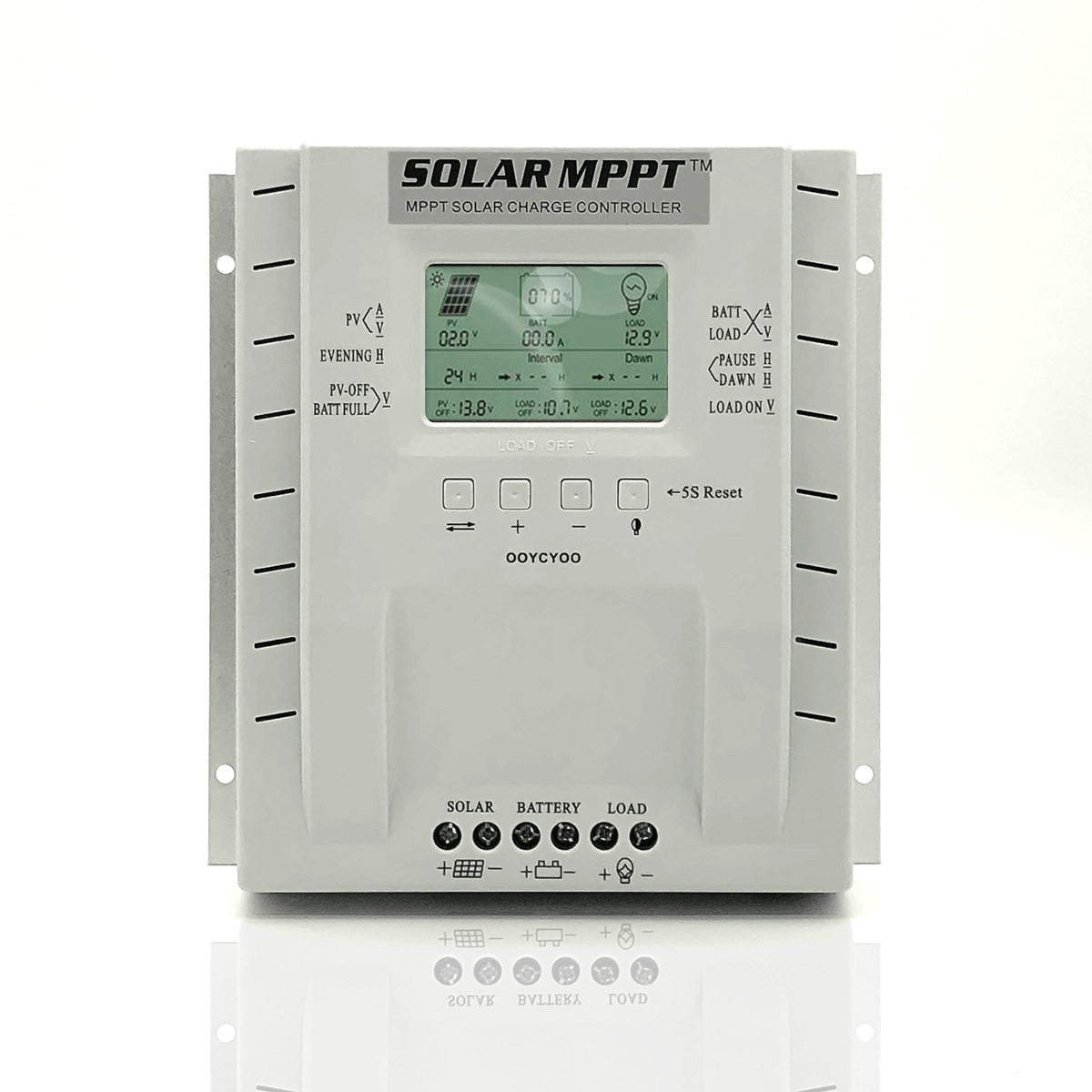 外贸款MPPT12V24V60A太阳能充电控制器P60太阳能发电系统控制器