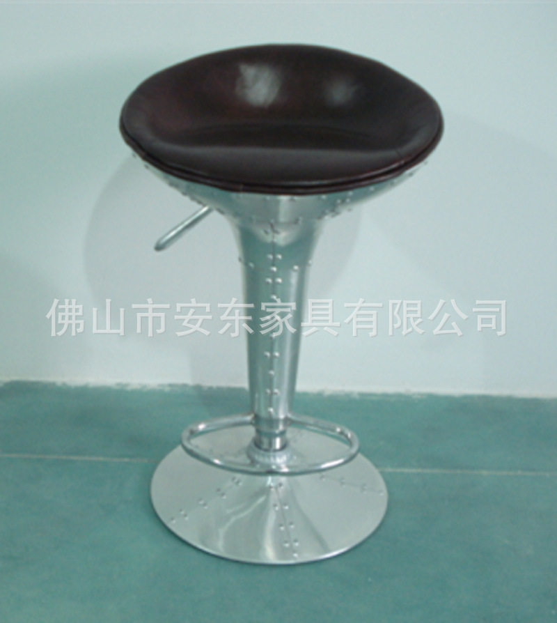 复古工业风格太空铝皮椅 铝皮吧椅 酒吧椅简约时尚创意个性椅