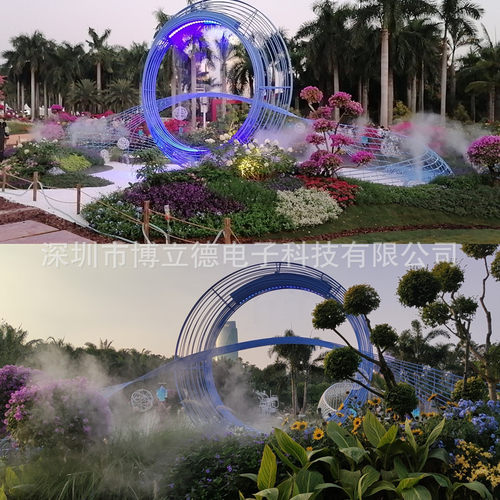 人工造雾主机系统雾森景观厂家人造雾降温设备网红户外