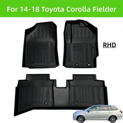 For 14-18 Corolla Fielder RHD TPE Car Floor Mat/RearTrunkMat