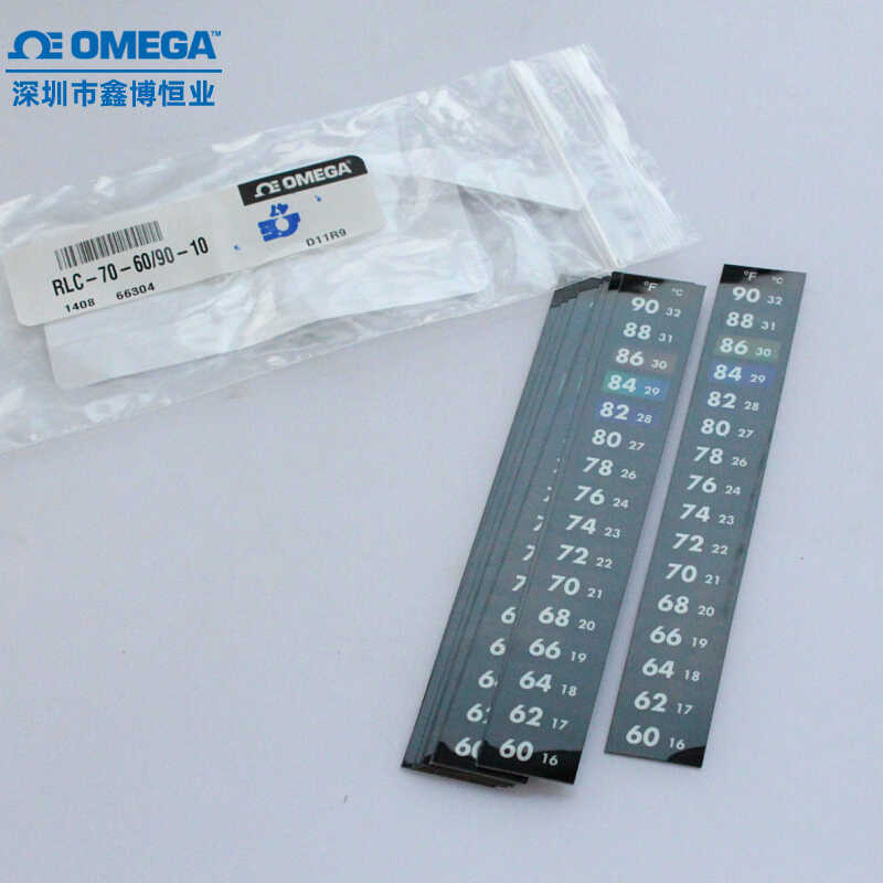 RLC-70-10/40-10 RLC-70-60/90-30可逆温度标签美国欧米伽测温纸图片