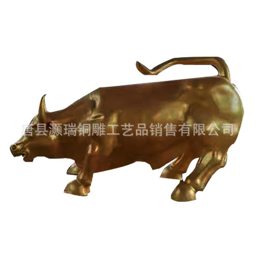 铸铜动物雕塑厂铜牛雕塑华尔街铜牛开荒铜牛摆件2 4米牛雕像