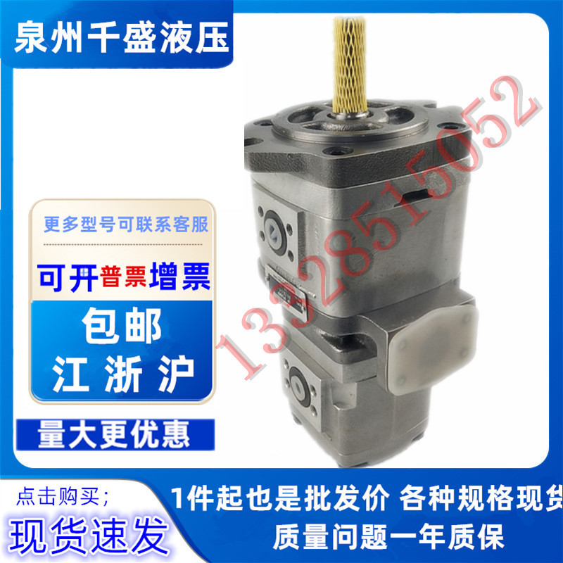 不二越NACHI液压泵原装柱塞泵齿轮泵配件IPH-36B高压双联油泵总成图片