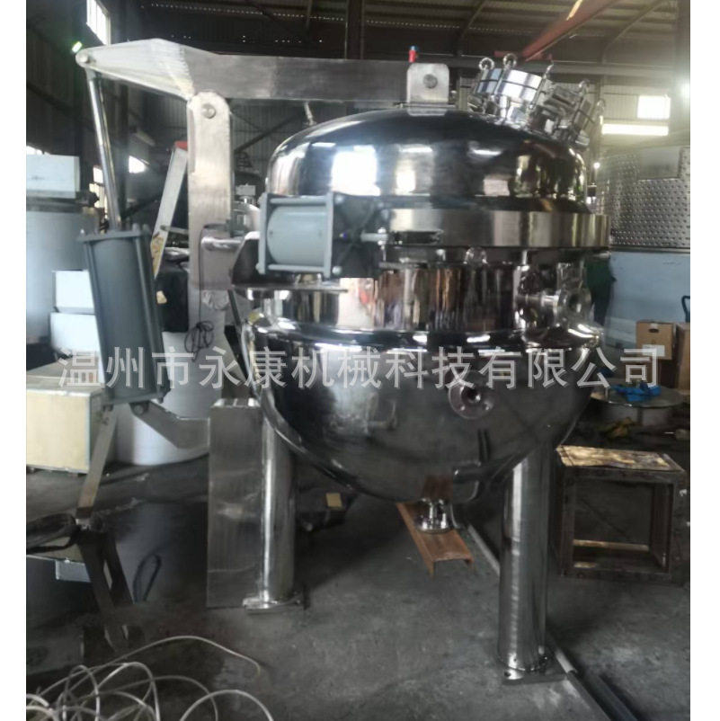 批发不锈钢高压夹层锅搅拌罐 夹层搅拌罐  保温夹层搅拌罐 蒸煮锅图片