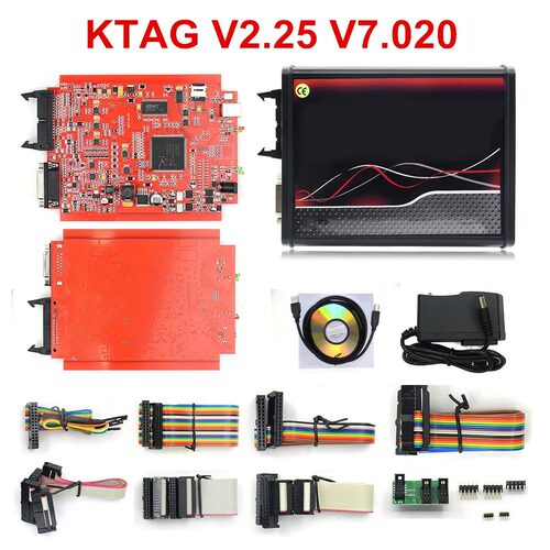欧版园壳V7.020KTAGOBD2带有红色PCB没有令牌限制在线版本固件