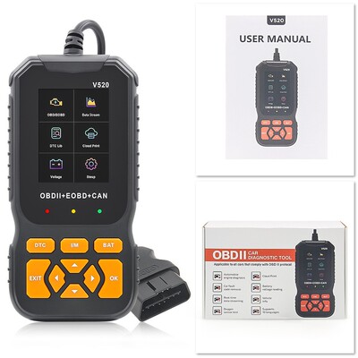 外贸批发 V519 OBD汽车检测仪obd2 elm327 汽车诊断仪Code Reader