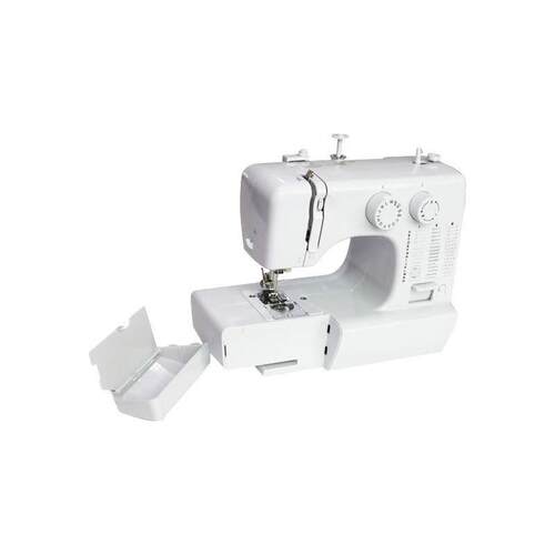 ◇跨境新品2026新款818家用多功能45线型双针迷你缝纫机锁边钉扣