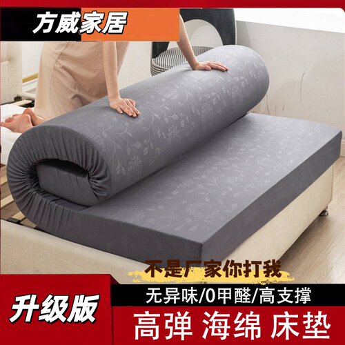 家用高密海绵加厚加硬榻榻米床垫