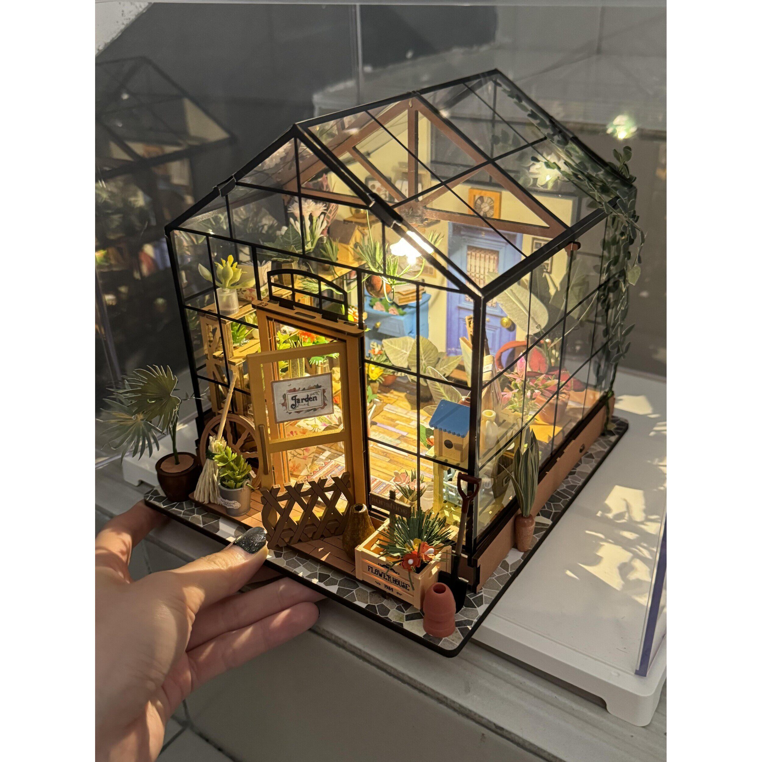 凯西花房diy小屋模型屋拼