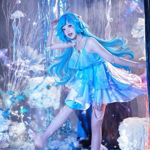 朵莉亚cos服装假发裙子鞋