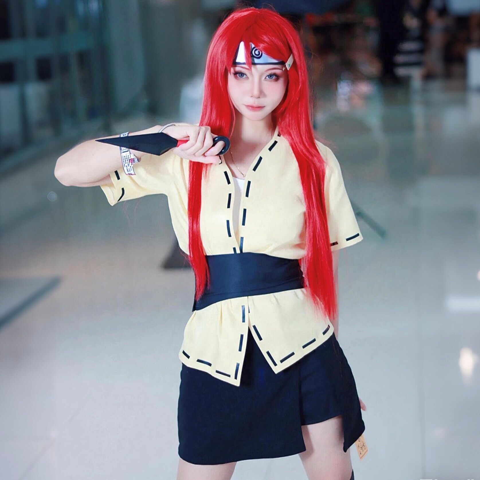 玖辛奈cos服伙影忍者疾风图片