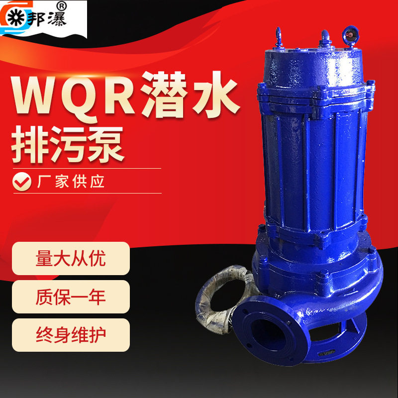 WQR耐高温潜水排污泵 无堵塞潜污泵 高温潜水泵 热水潜水泵 80WQ图片