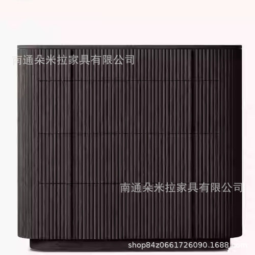 RH美式斗柜实木复古储物柜置物柜五斗柜收纳柜简约四斗抽屉柜