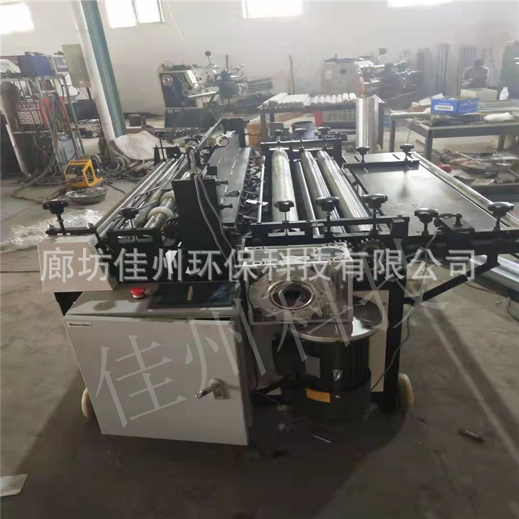 福建铁皮保温全自动下料机铝皮不锈钢管道外护数控剪板压边卷圆机图片